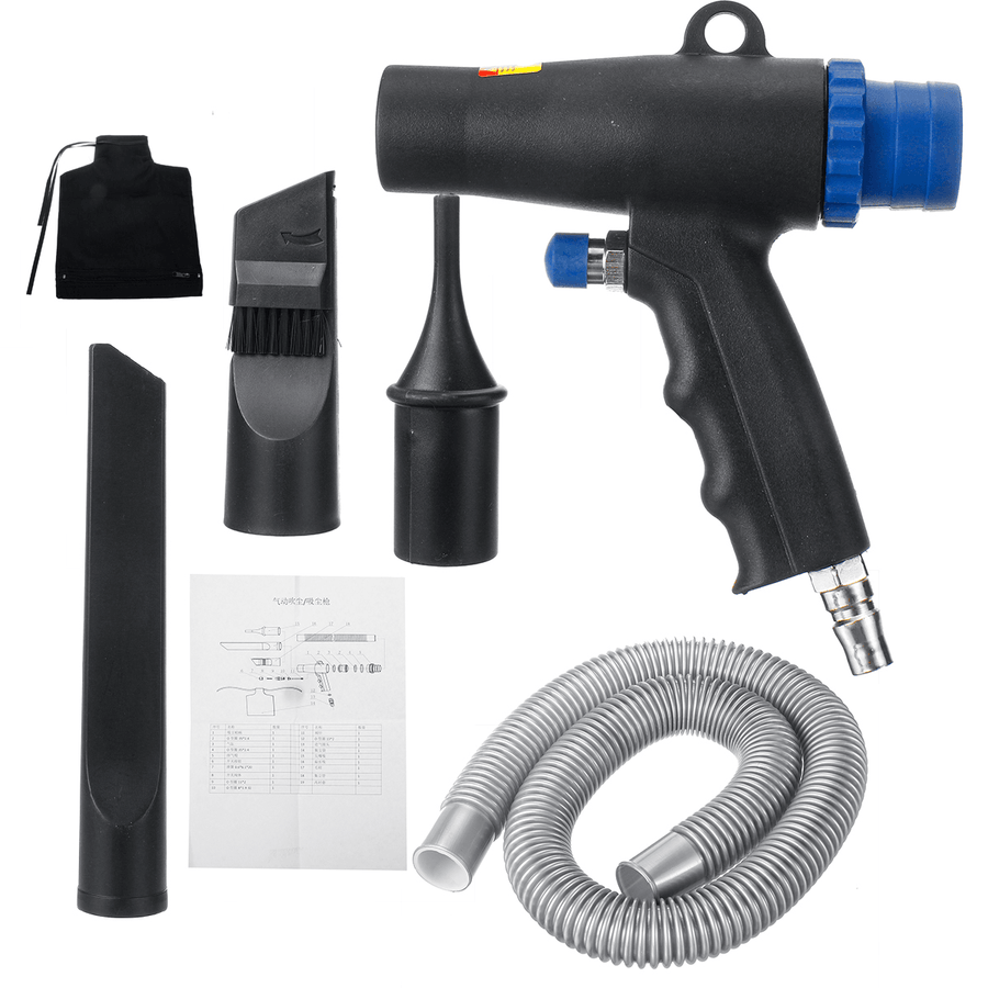 2 in 1 Air Vacuum Blow Pneumatic Blower Sustion Machine Cleaning Tool Kit - MRSLM