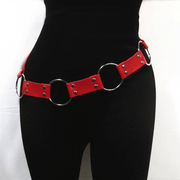 punk style concave waist belt, view 4 - MRSLM
