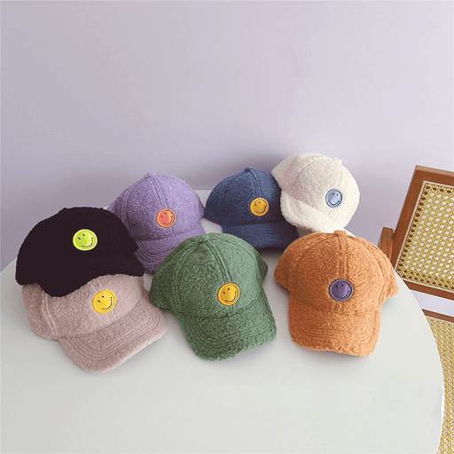 Children's lamb wool baseball hat - MRSLM