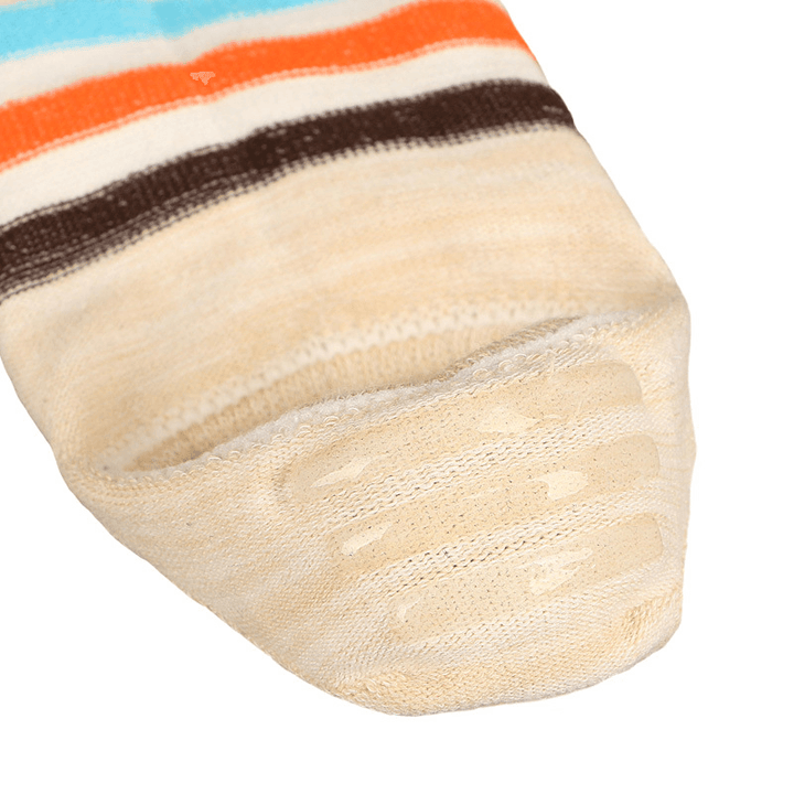 Men Combed Cotton Athletic Sock with Silicone Slip - MRSLM