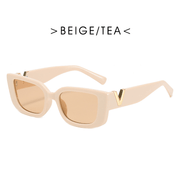 men's small square jelly color sunglasses, view 2 - MRSLM