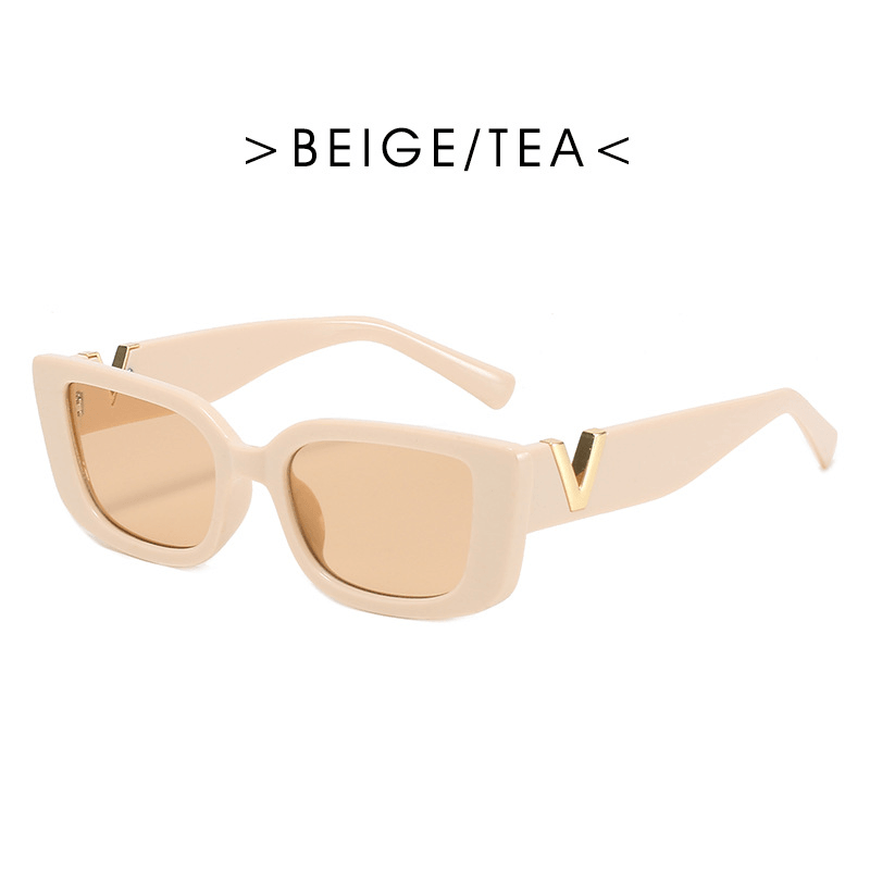 men's small square jelly color sunglasses, view 2 - MRSLM