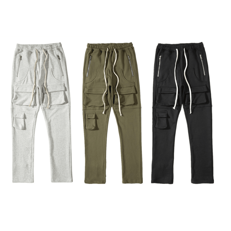 straight-leg overalls hip-hop style, view 4 - MRSLM