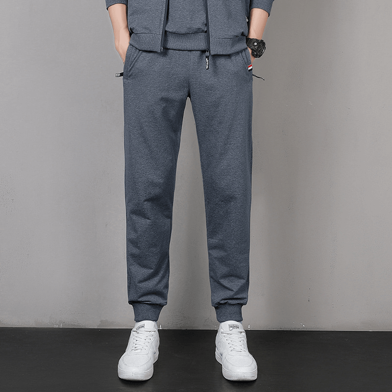 Spring and Autumn Men's Casual Leggings Pants Loose plus Size