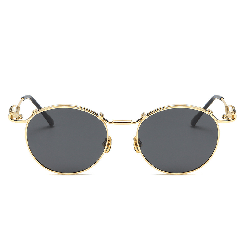 retro round polarized sunglasses, view 2 - MRSLM