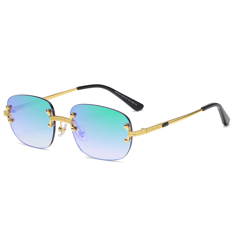 metal square color film sunglasses, view 5 - MRSLM