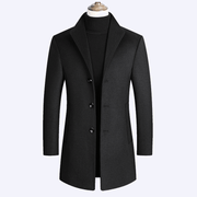 men's woolen overcoat, view 3 - MRSLM