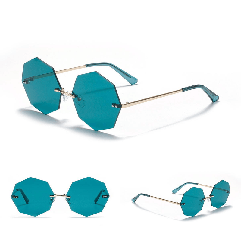 Women's polygonal sunglasses, view 3 - MRSLM