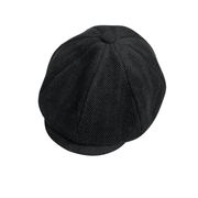 Men's wool blend newsboy painter hat, view 2 - MRSLM