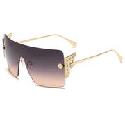 Big square one-piece sunglasses, view 6 - MRSLM