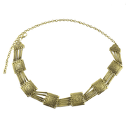 Vintage rectangular alloy waist chain, view 4 - MRSLM