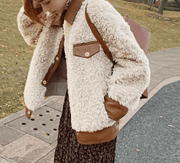 Loose faux fur top, view 5 - MRSLM
