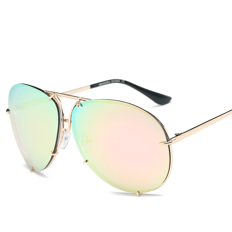 big frame color film sunglasses, view 4 - MRSLM