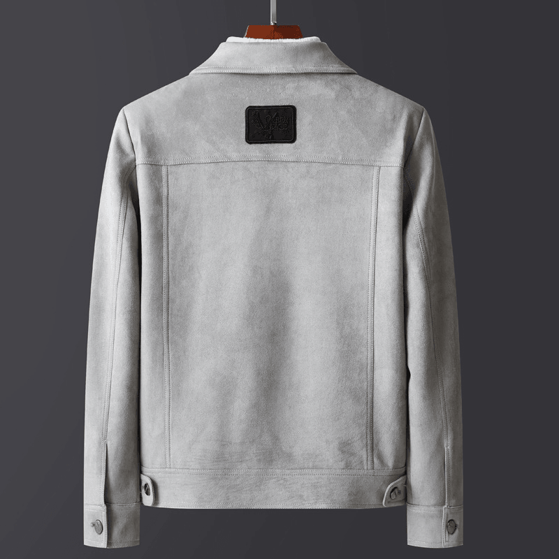 mens slim lapel velvet jacket, view 3 - MRSLM