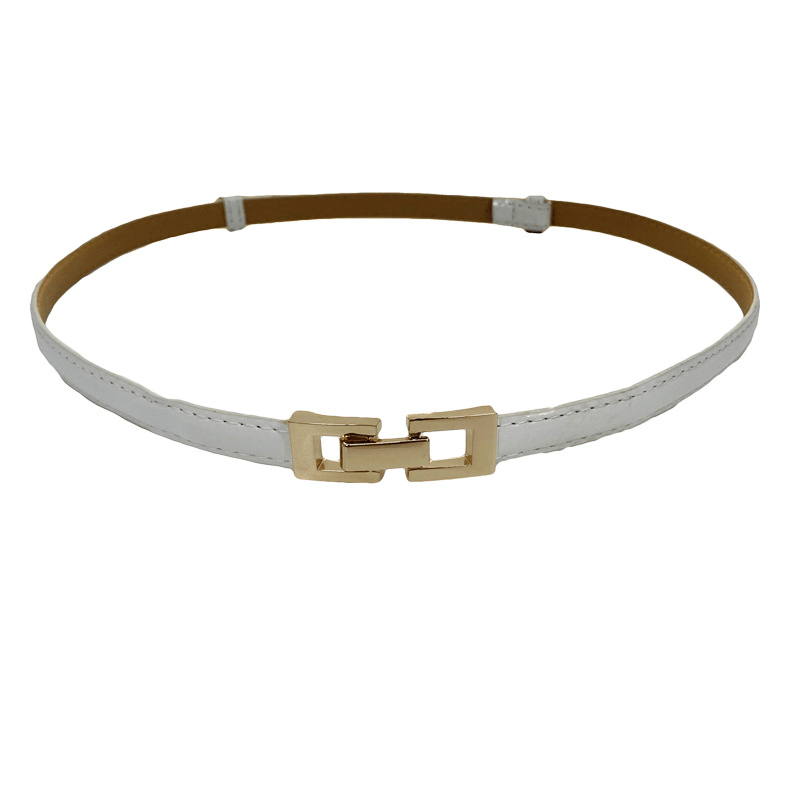 Women's wide glossy dress belt, view 3 - MRSLM