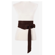 ladies wide vintage cloth belt, view 12 - MRSLM