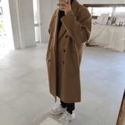men's mid-length double-breasted coat, view 2 - MRSLM
