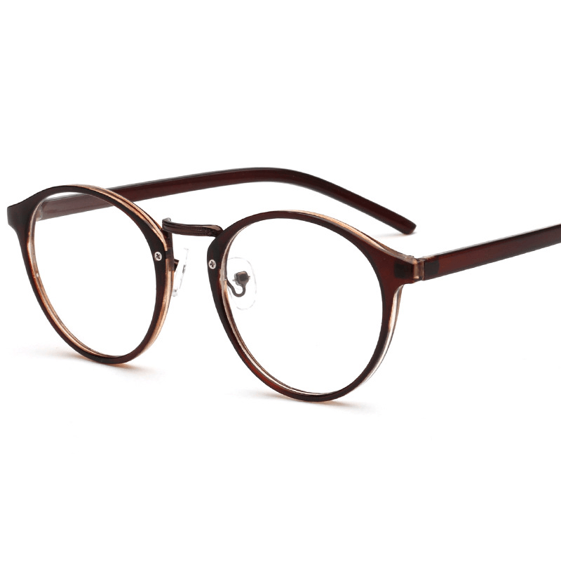 retro round oval glasses frame, view 6 - MRSLM
