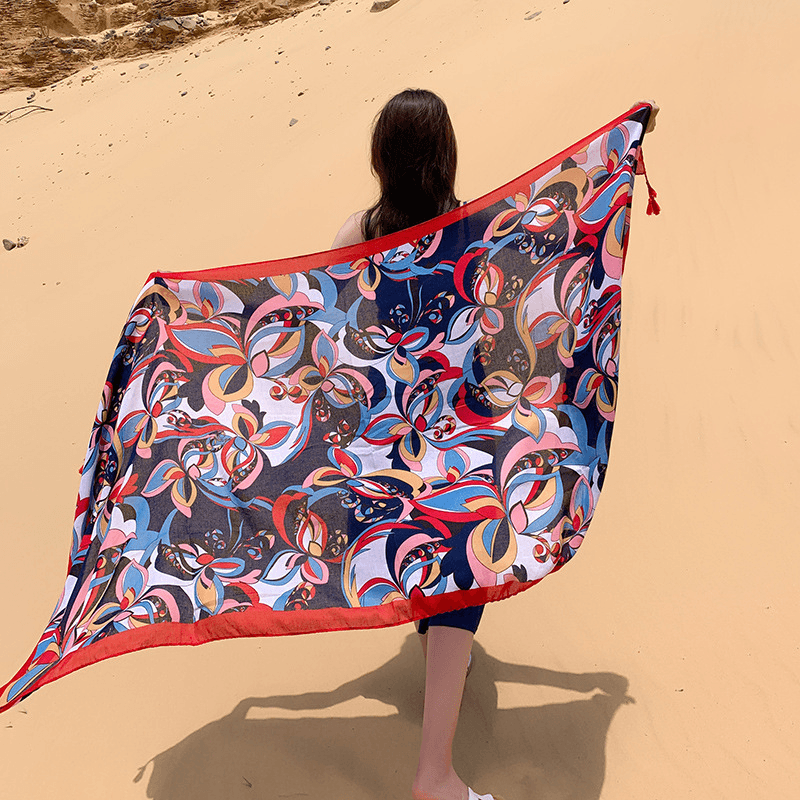 ethnic style cotton scarf - MRSLM