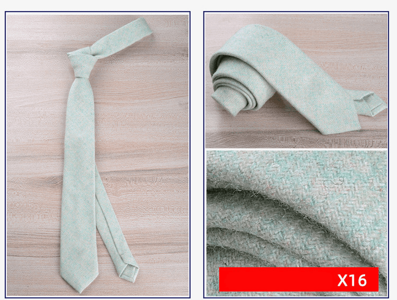 men's wool tie, view 15 - MRSLM