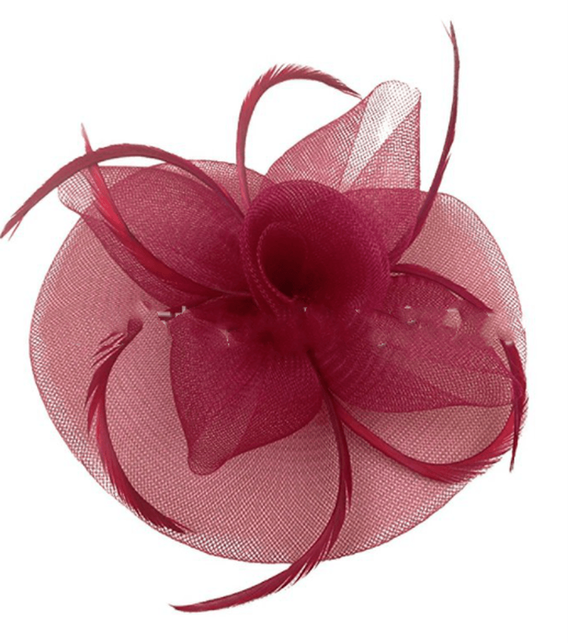 Flower Mesh Hair Accessories Bridal Stage Performance - MRSLM