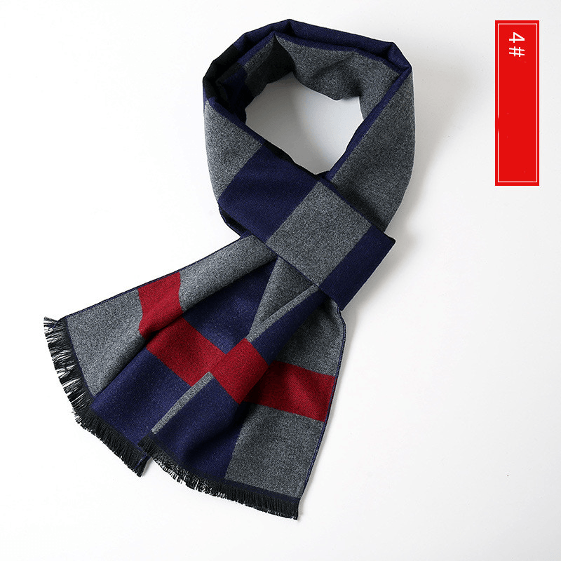 Men'S Extended Cashmere All-Match Warm Scarf - MRSLM