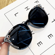 retro big frame women's sunglasses, view 3 - MRSLM
