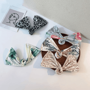 women's bowknot plaid hair twist clip, view 6 - MRSLM