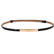 Women's thin leather belt, view 7 - MRSLM