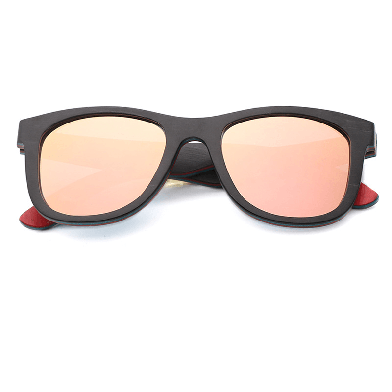 Men's and women's wood sunglasses, view 8 - MRSLM
