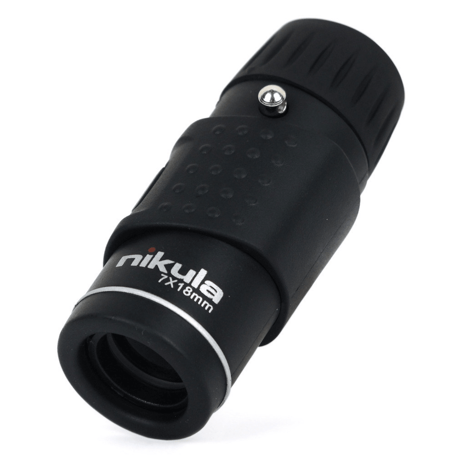 Nikula 7X18 Portable Monocular Telescope HD Mini Monocular Night Vision for Outdoor Camping Travel Hunting - MRSLM