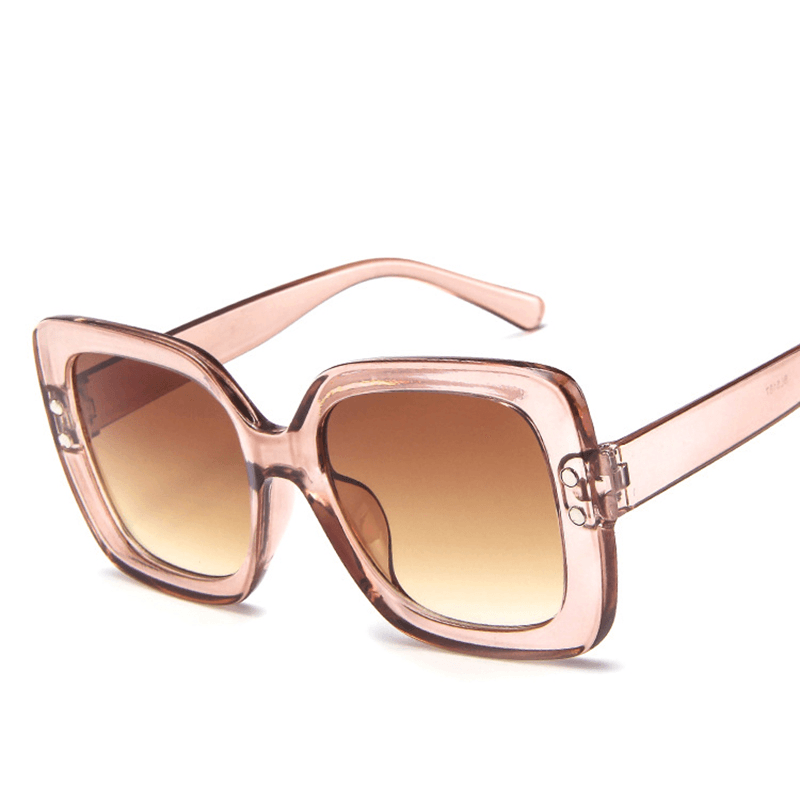 square retro rivet sunglasses, view 3 - MRSLM