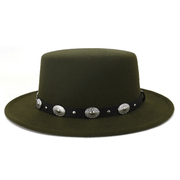 wool felt jazz hat, view 2 - MRSLM
