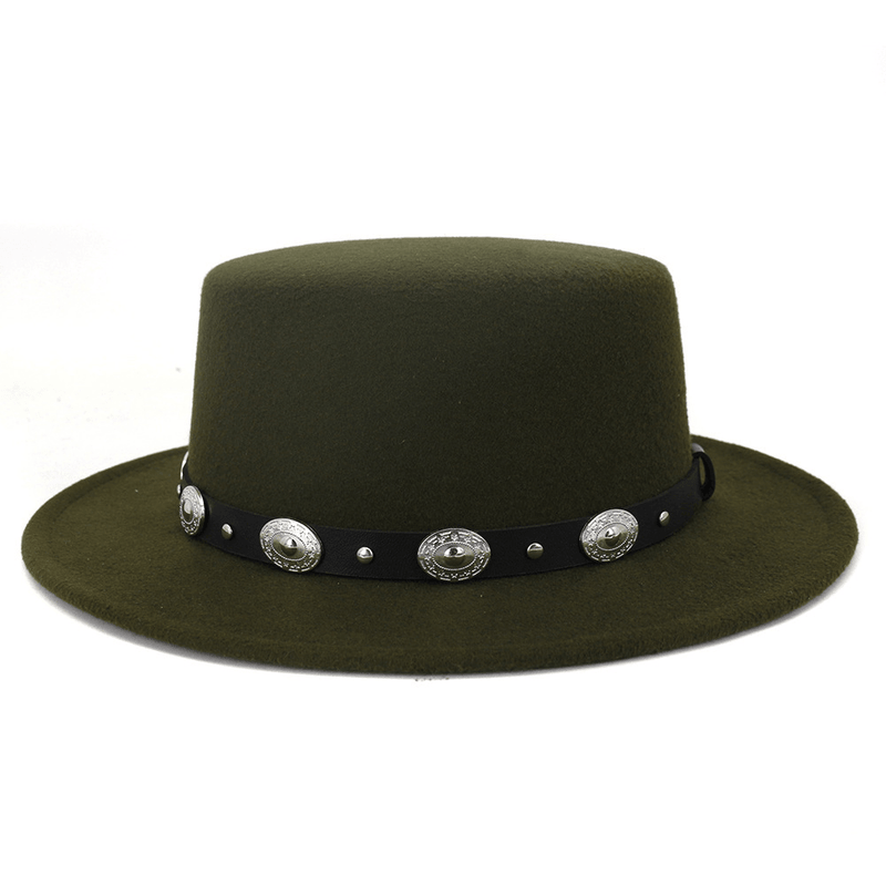 wool felt jazz hat, view 2 - MRSLM
