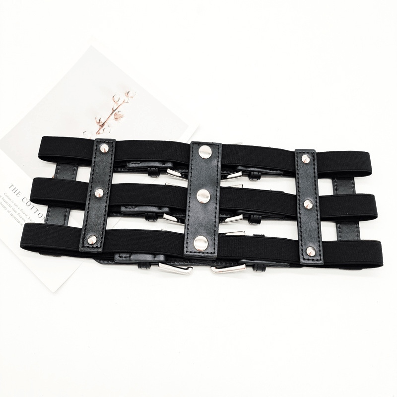Women's super wide elastic belt, view 5 - MRSLM