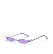 rimless pointed cat-eye sunglasses, view 4 - MRSLM
