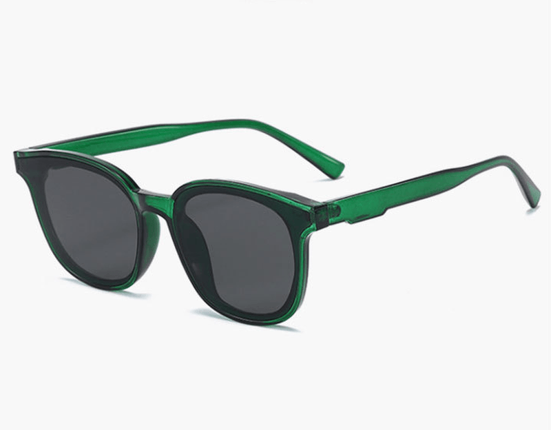 small frame fluorescent green sunglasses, view 4 - MRSLM