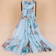 Bali yarn flower scarf, view 2 - MRSLM
