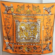 faux silk twill square scarf, view 5 - MRSLM