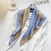 women's printed square scarf, view 15 - MRSLM