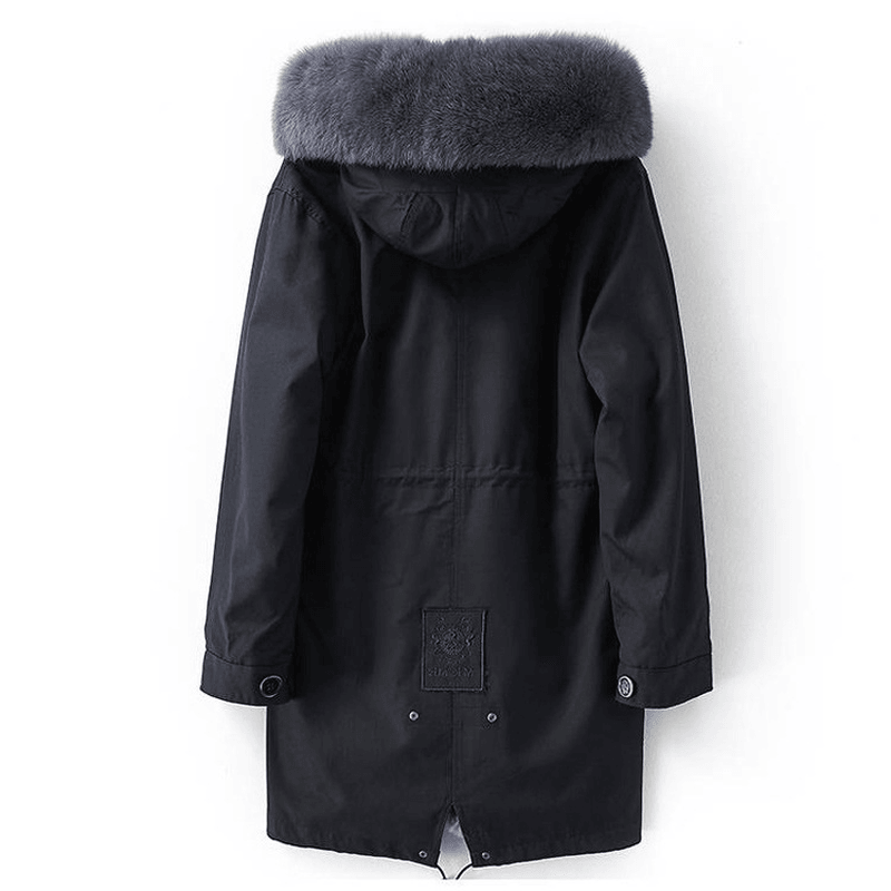 men's stand collar zip coat, view 4 - MRSLM