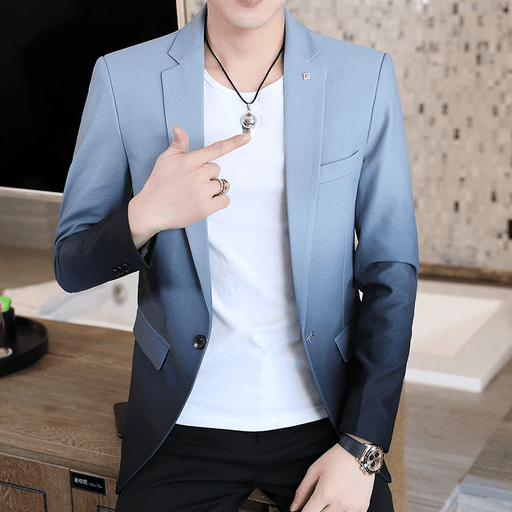 men's slim fit suit jacket, view 2 - MRSLM