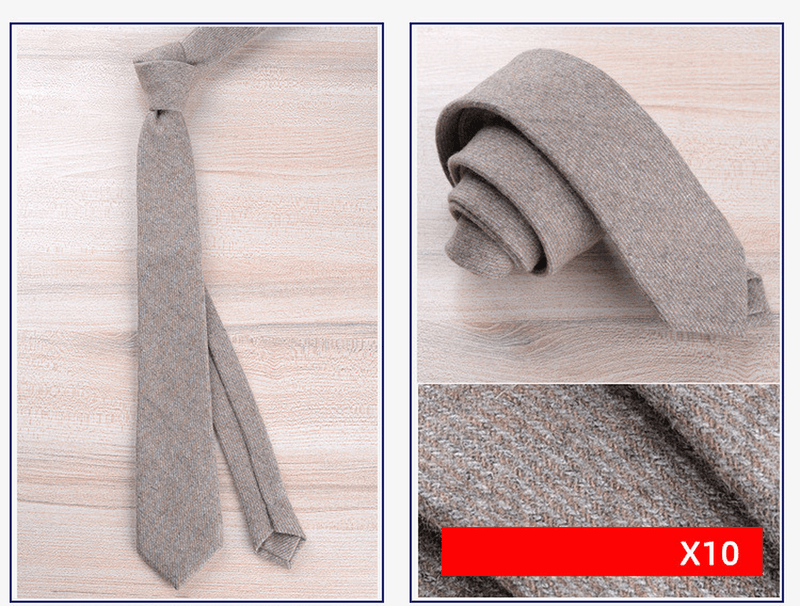 men's wool tie, view 10 - MRSLM