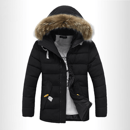 men's hooded padded winter jacket - MRSLM