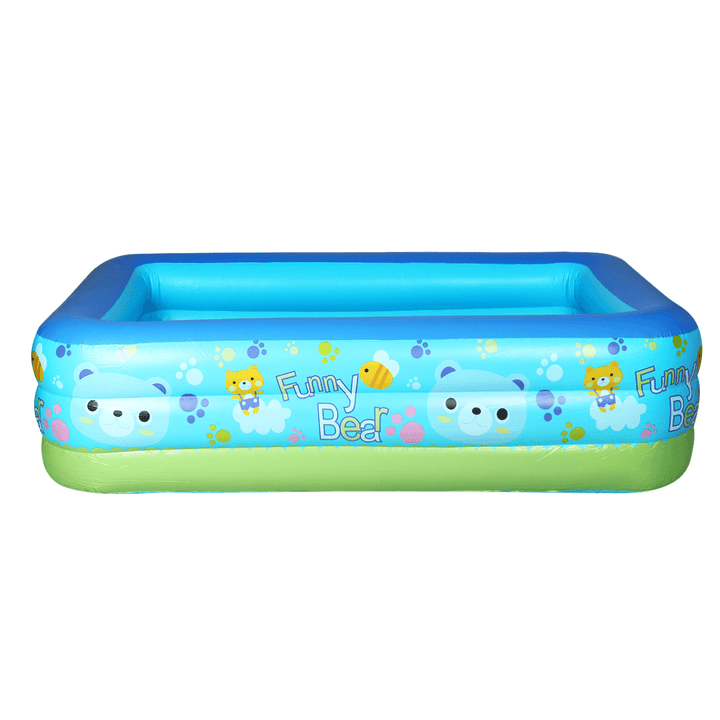 Inflatable Swimming Pool Adults Kids Pool Bathing Tub Outdoor Indoor - MRSLM