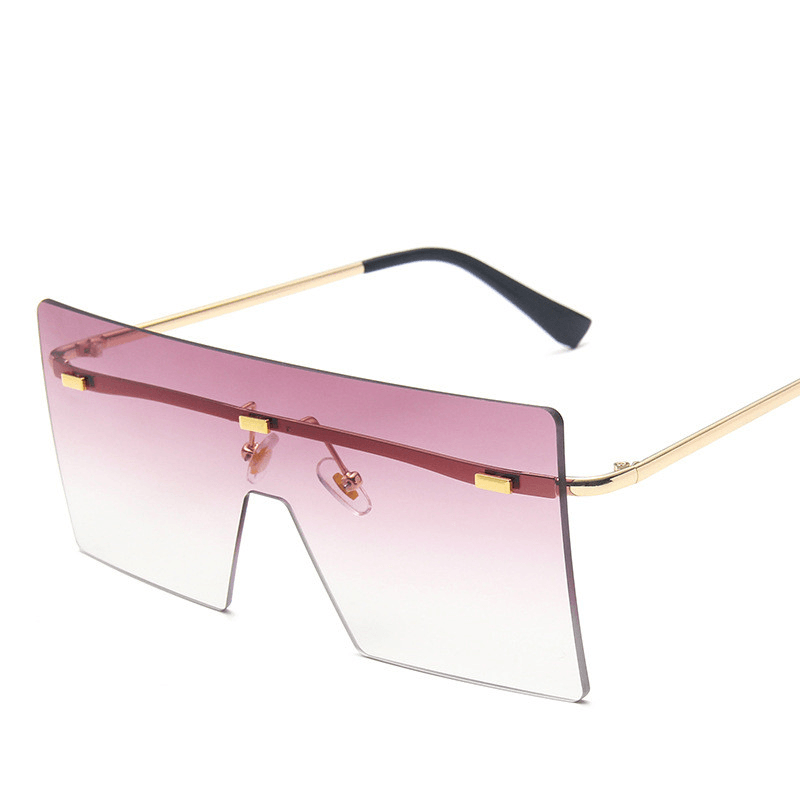 Large one-piece square sunglasses, view 7 - MRSLM