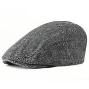 men's British retro striped beret, view 3 - MRSLM