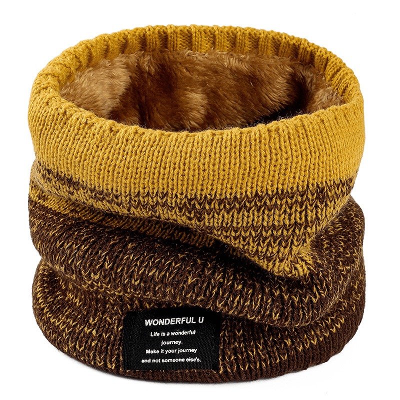 cotton gradient neck collar, view 3 - MRSLM