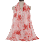 tie-dye printed chiffon scarf shawl - MRSLM