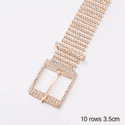 womens shiny alloy rhinestone belt, view 12 - MRSLM